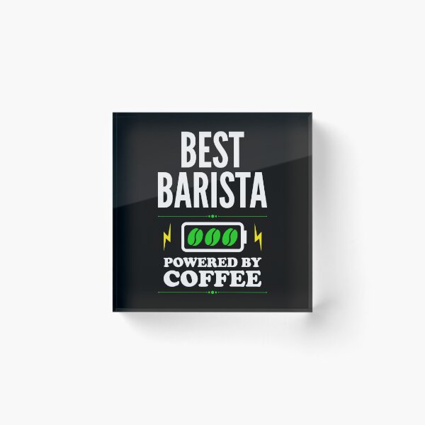 Artikelvorschau, Bester Barista Powered by Kaffee für Barista entworfen und verkauft von SVPOD.