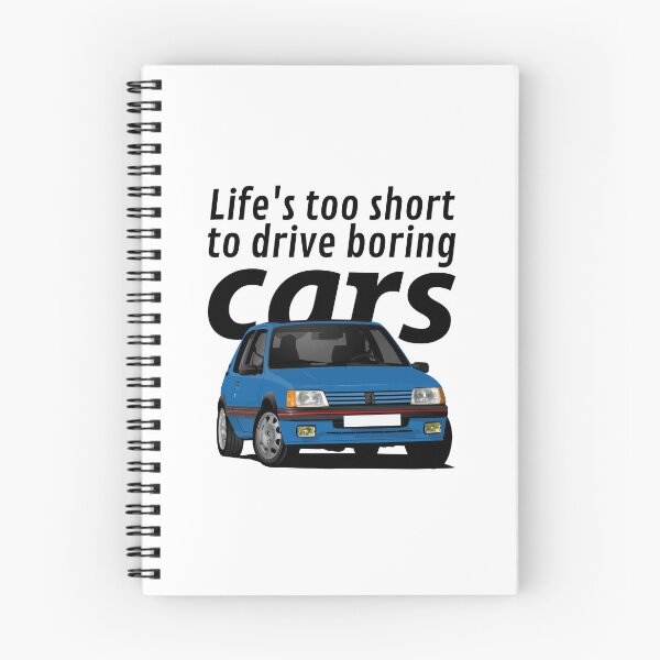 Item preview, Life's too short to drive boring cars - 205 GTi - blue designed and sold by knappidesign.