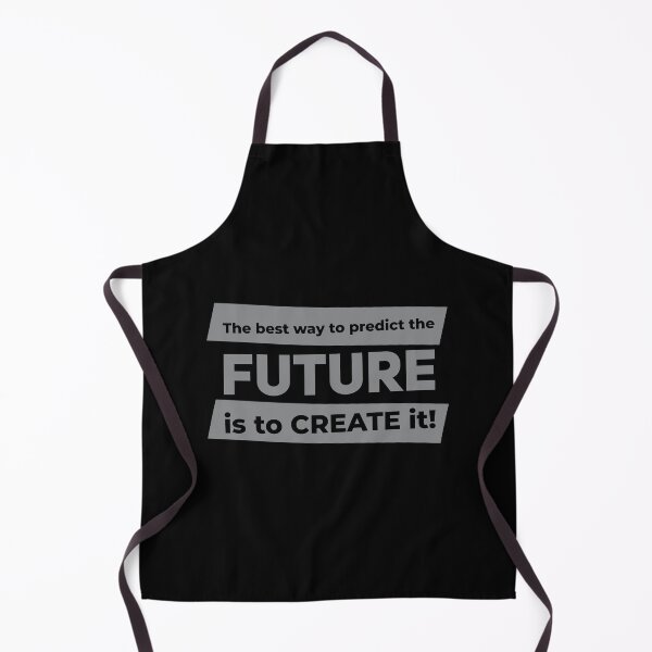 Item preview, The best way to predict the future is to create it! (Silver in Black) designed and sold by ResuWreck.