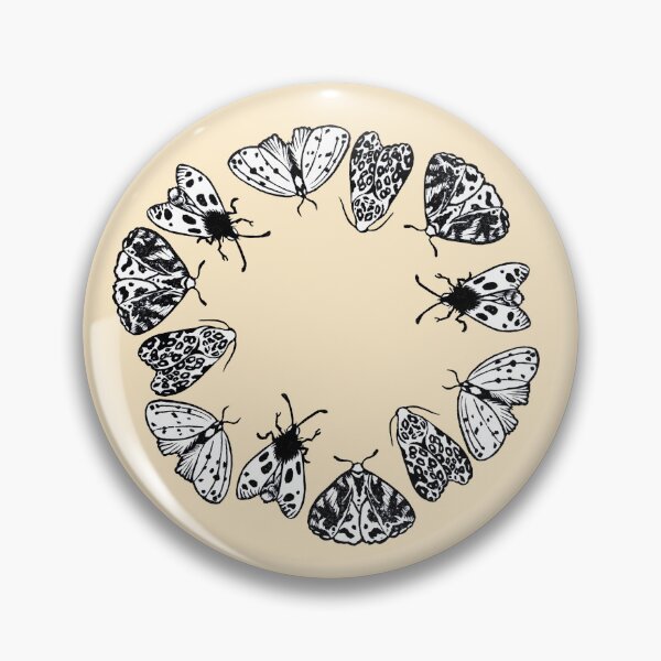 Item preview, Moth Lino Print Design designed and sold by AnitasArtStore.