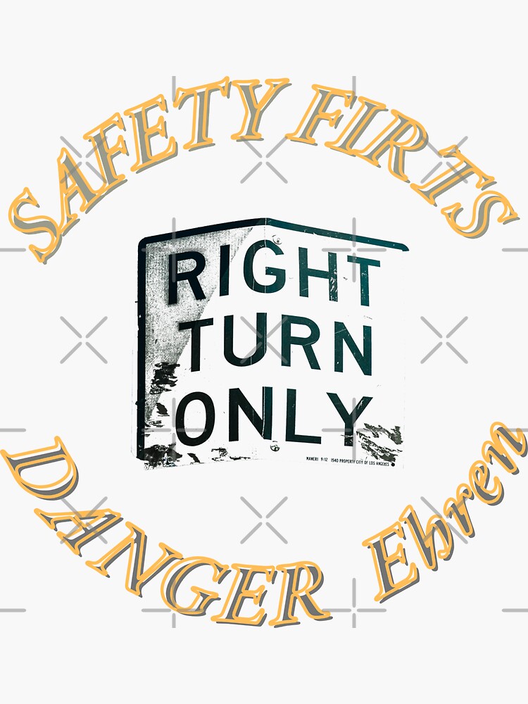 "Danger EhrenSafety FirtsVangelis" Sticker for Sale by nabilolsky Redbubble