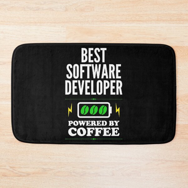 Item preview, Best Software Developer Powered By Coffee for Software Developer designed and sold by SVPOD.