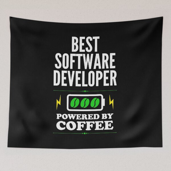 Item preview, Best Software Developer Powered By Coffee for Software Developer designed and sold by SVPOD.