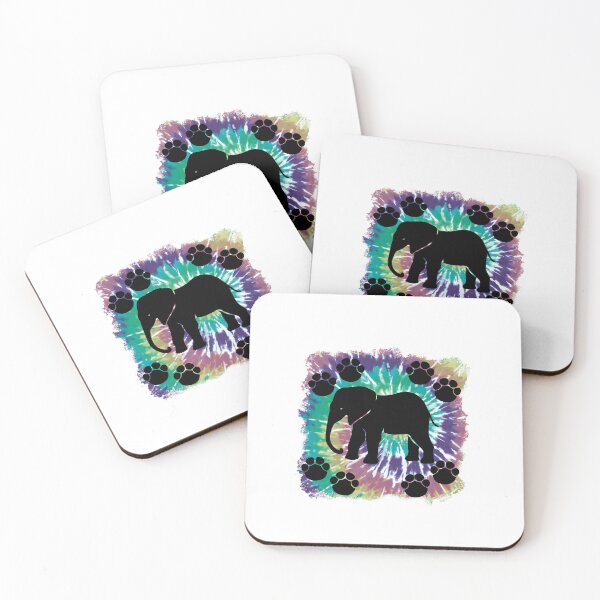 Item preview, Elephant tie dye designed and sold by HappyLifeCreate.