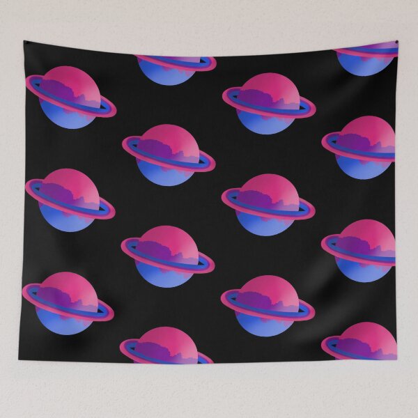 Item preview, bi pride planet designed and sold by rex Eades.