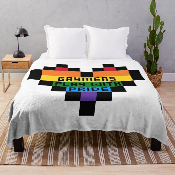 Item preview, LGBTQ Pride - Gaymers Play With Pride - LGBTQ Video Gamers designed and sold by DesignByLeo.
