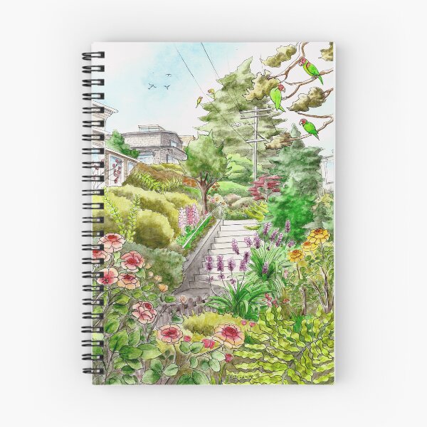 Item preview, Vulcan Stairway in Spring designed and sold by Robin Galante Art .