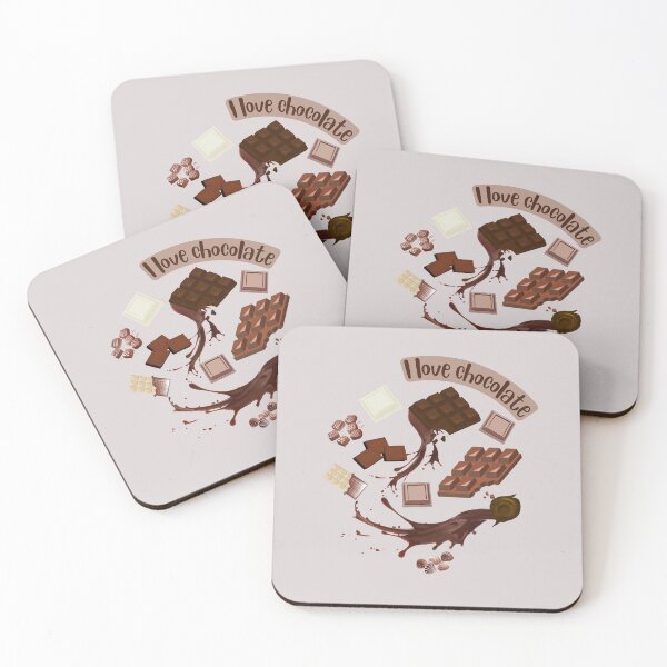 Item preview, I love chocolate, Chocolate Lover, Funny Chocolate Shirt  designed and sold by Malogue.