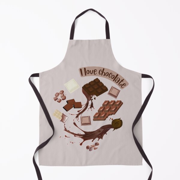 Item preview, I love chocolate, Chocolate Lover, Funny Chocolate Shirt designed and sold by Malogue.