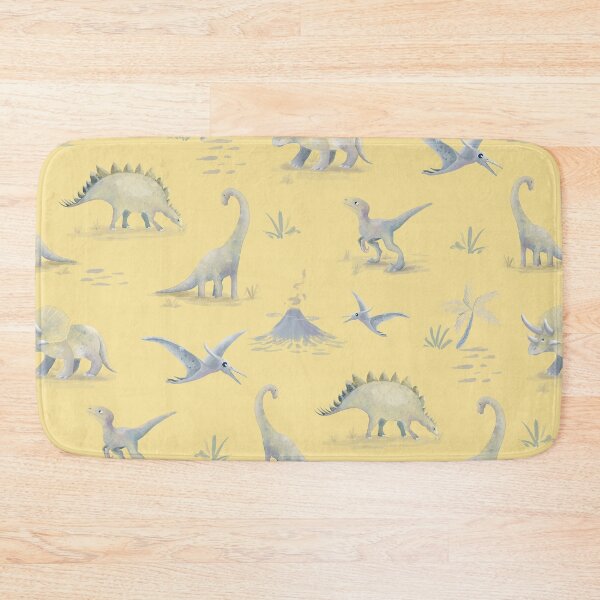 Item preview, Pattern dinosaurs prehistoric animals children's drawing designed and sold by Lady Bruniere.