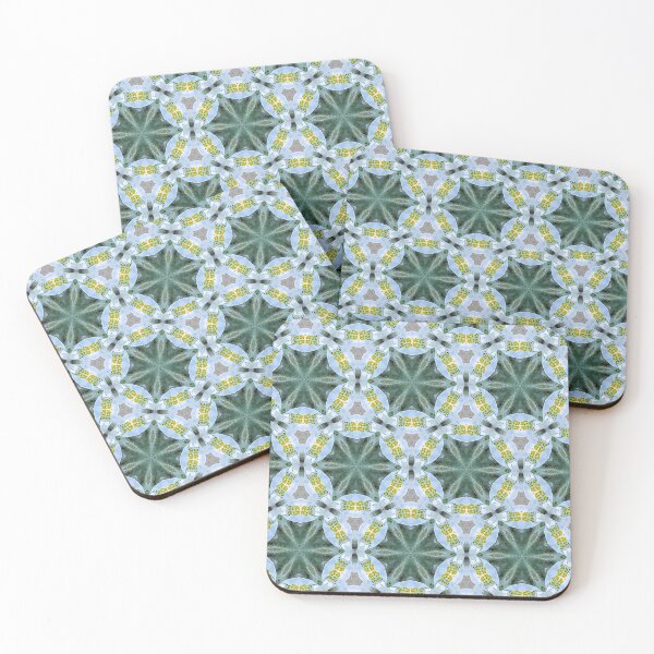 Item preview, Moraea ciliata 1.7 -  Green and Yellow Star Pattern designed and sold by FRLF.