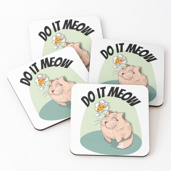 Item preview, Do it meow cat dream about pizza designed and sold by formylovelydog.