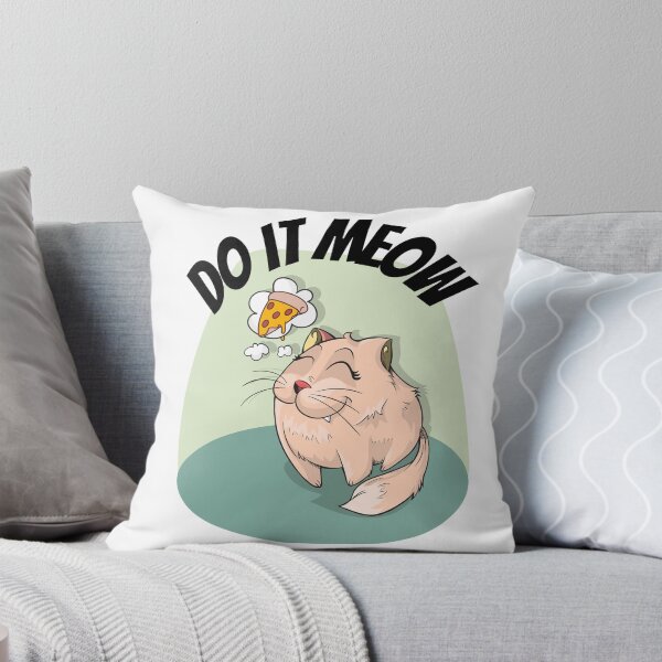 Item preview, Do it meow cat dream about pizza designed and sold by formylovelydog.