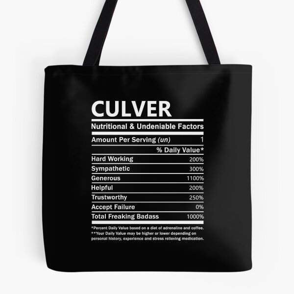 Item preview, Culver Name T Shirt - Culver Nutritional And Undeniable Factors Gift Item Tee designed and sold by celiagomez456.