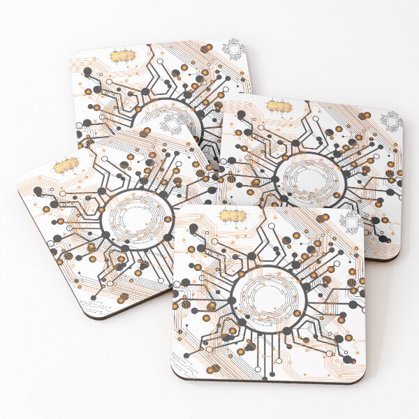 Item preview, Electronic Circuit Round Design designed and sold by Sophia-Adams.