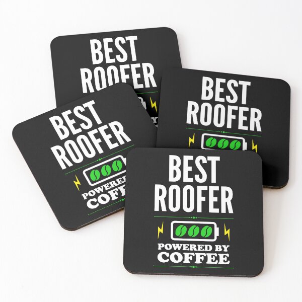 Item preview, Best Roofer Powered By Coffee for Roofer designed and sold by SVPOD.