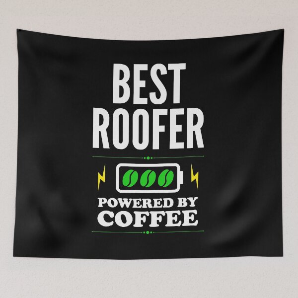 Item preview, Best Roofer Powered By Coffee for Roofer designed and sold by SVPOD.