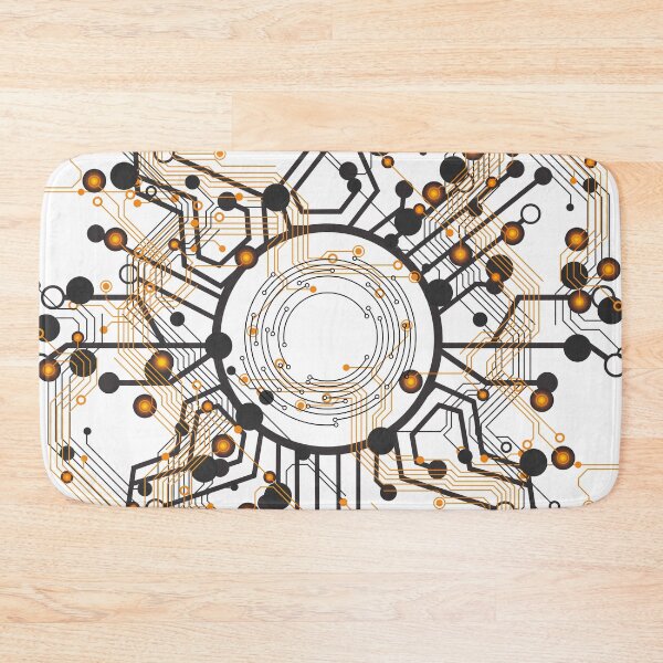 Item preview, Electronic Circuit Round Design designed and sold by Sophia-Adams.