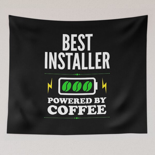 Item preview, Best installer Powered By Coffee for installer designed and sold by SVPOD.