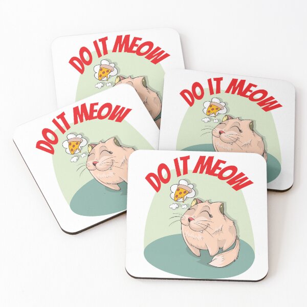Item preview,  Do it meow cat dream about pizza designed and sold by formylovelydog.