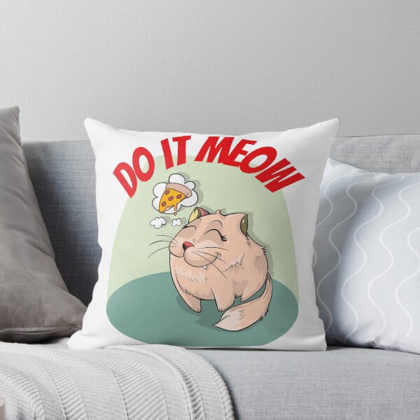Item preview,  Do it meow cat dream about pizza designed and sold by formylovelydog.