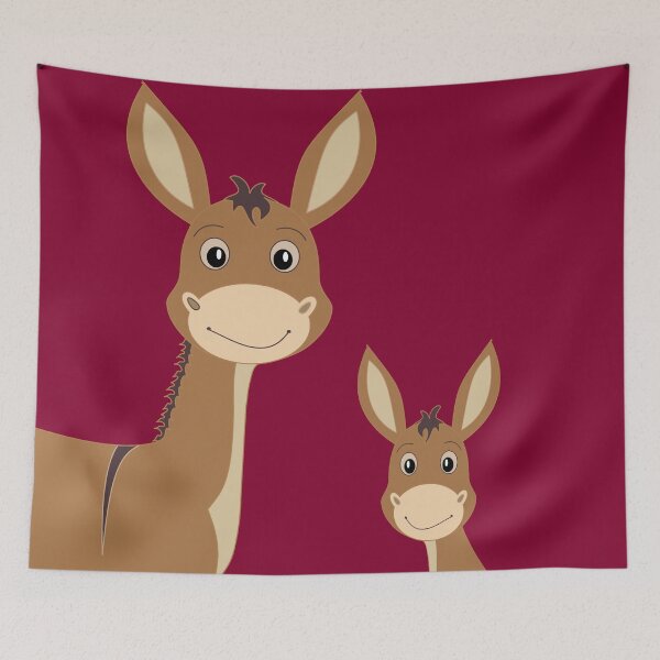 Item preview, MULE PORTRAIT designed and sold by Jean Gregory Evans.