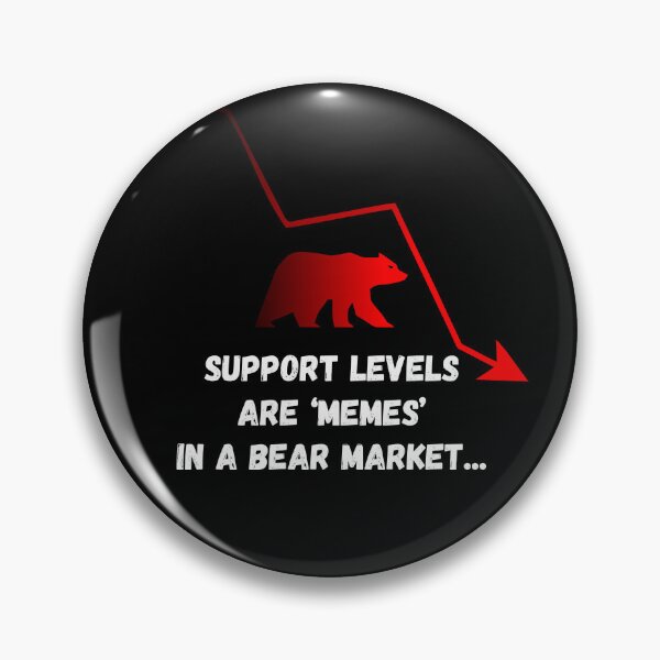 Item preview, Support levels are ‘memes’ in a Bear Market...Quote No1 designed and sold by angelisart.