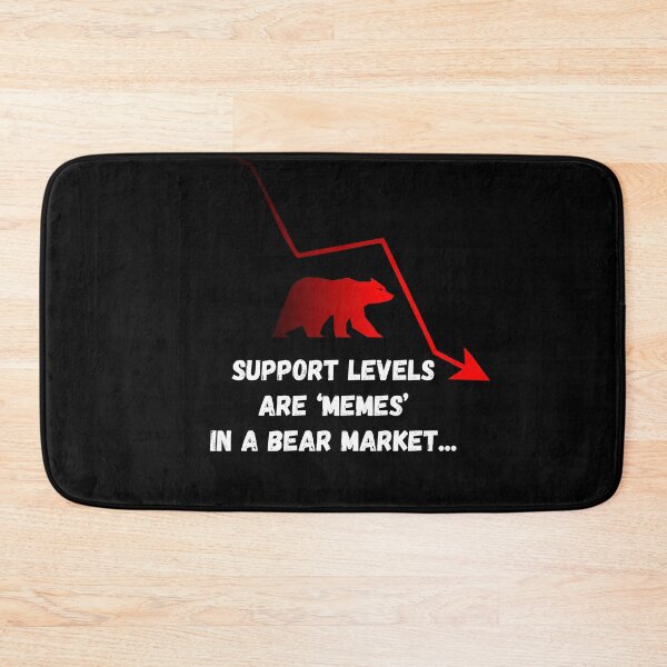 Item preview, Support levels are ‘memes’ in a Bear Market...Quote No1 designed and sold by angelisart.