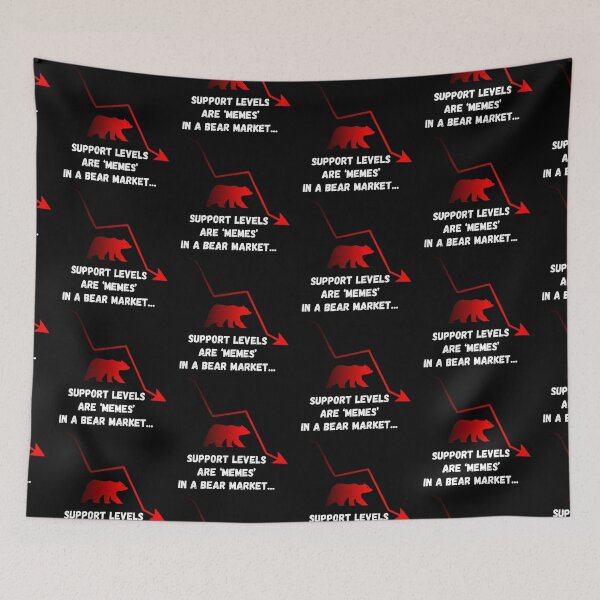 Item preview, Support levels are ‘memes’ in a Bear Market...Quote No1 designed and sold by angelisart.