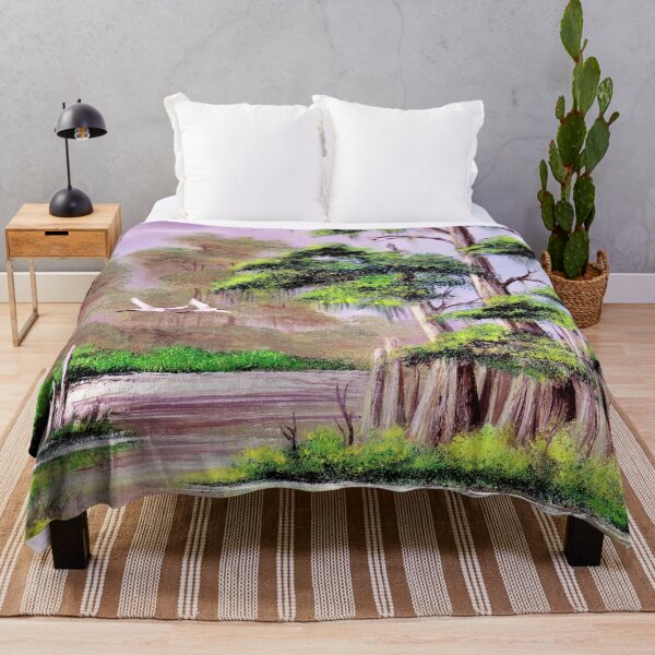 Item preview, Egrets And Cypress Trees Wakulla River Florida designed and sold by William Holkham.