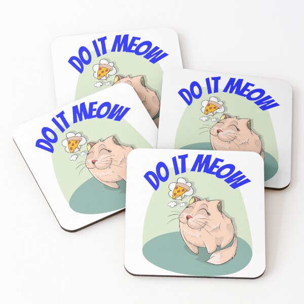 Item preview,   Do it meow cat dream about pizza designed and sold by formylovelydog.
