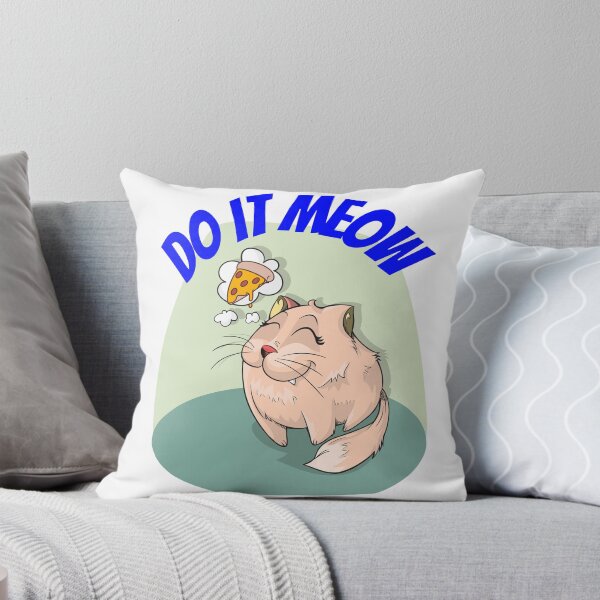 Item preview,   Do it meow cat dream about pizza designed and sold by formylovelydog.