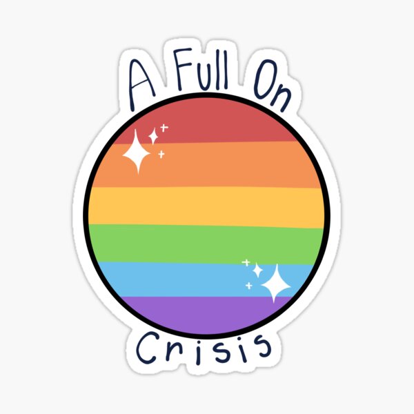 Item preview, A full on gay crisis  designed and sold by thebluecrow.