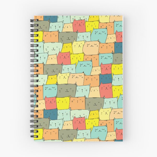 Item preview, Colorful Cats Pattern designed and sold by Caregiverology.