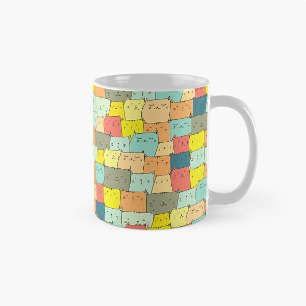Item preview, Colorful Cats Pattern designed and sold by Caregiverology.