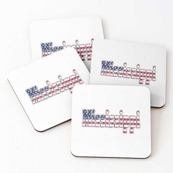 Item preview, Mississippi State Design With Stars and Striped Background designed and sold by Stuart Jones.
