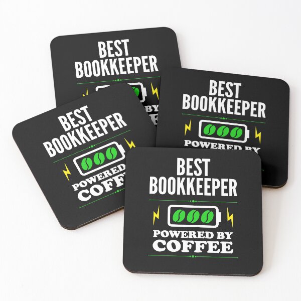 Item preview, Best Bookkeeper Powered By Coffee for Bookkeeper designed and sold by SVPOD.