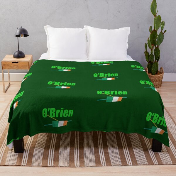 Item preview, O'Brien surname with Irish flag abstract design designed and sold by lobodelnoir.