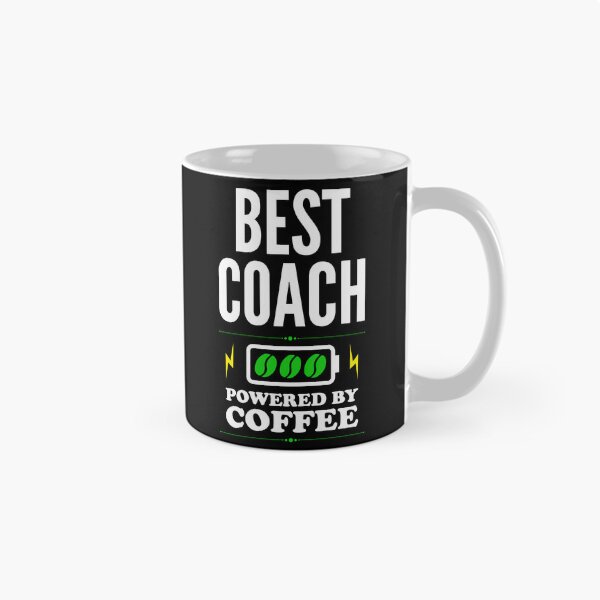 Artikelvorschau, Bester Coach Powered By Coffee für Coach entworfen und verkauft von SVPOD.