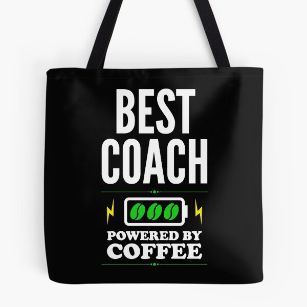 Artikelvorschau, Bester Coach Powered By Coffee für Coach entworfen und verkauft von SVPOD.