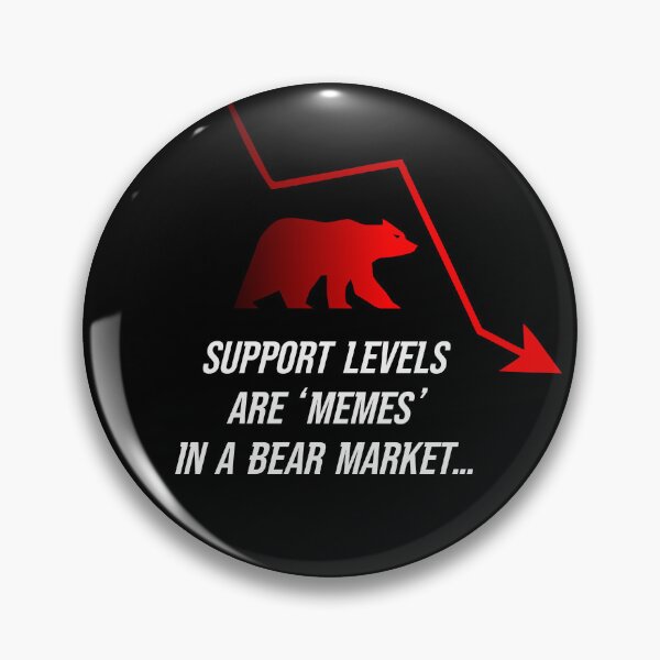 Item preview, Support levels are ‘memes’ in a Bear Market...Quote No2 designed and sold by angelisart.