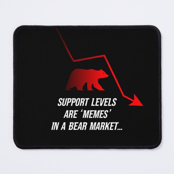 Item preview, Support levels are ‘memes’ in a Bear Market...Quote No2 designed and sold by angelisart.