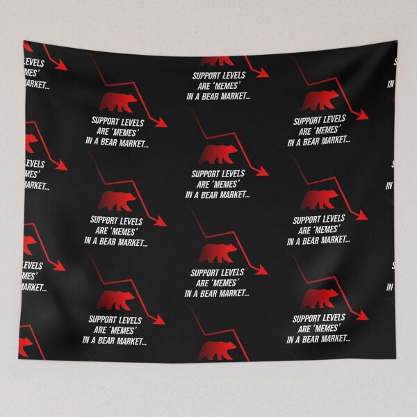 Item preview, Support levels are ‘memes’ in a Bear Market...Quote No2 designed and sold by angelisart.