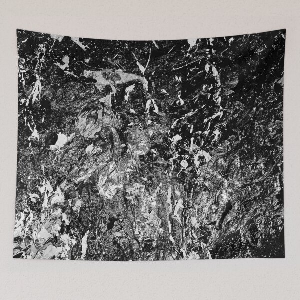 Item preview, Black and White Abstract Art designed and sold by SoulArtSara.