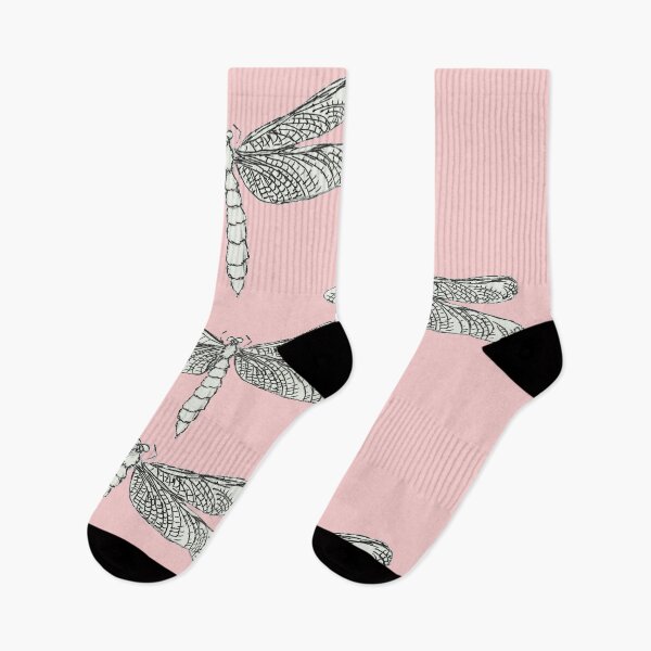 Item preview, Dragonflies- pink  designed and sold by ArtMeetsPizza.