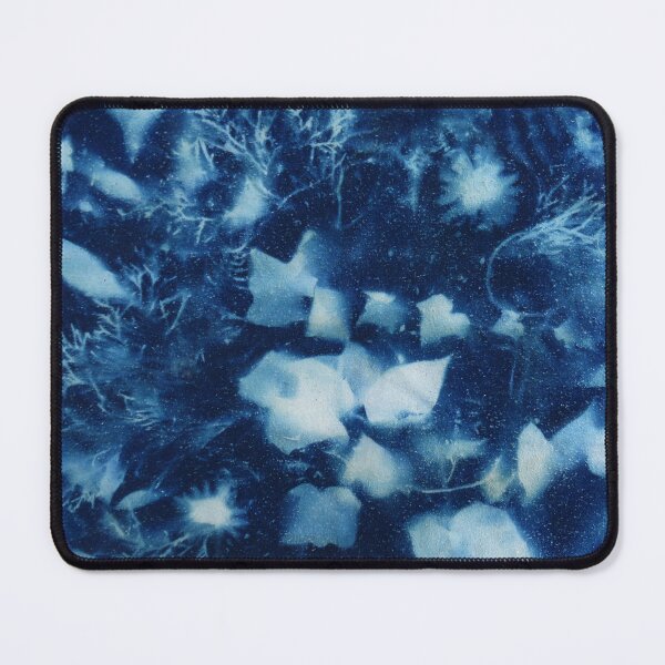 Item preview, Backyard Garden cyanotype #3 on raw natural silk designed and sold by ChillonLeachArt.