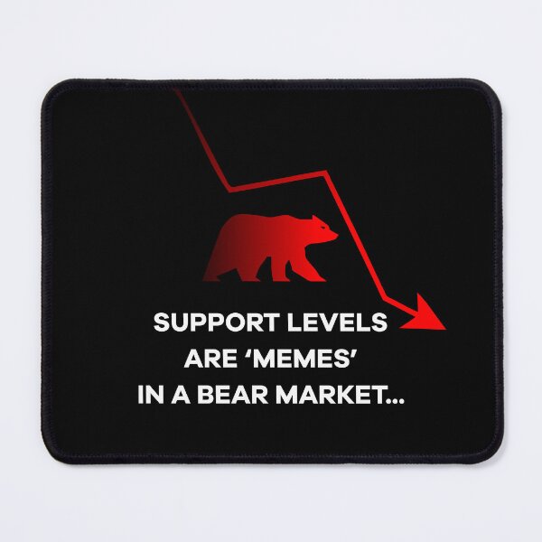Item preview, Support levels are ‘memes’ in a Bear Market...Quote No3 designed and sold by angelisart.