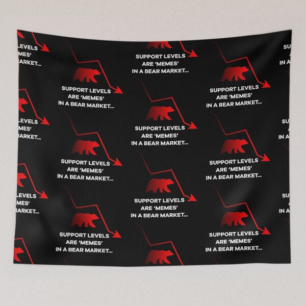 Item preview, Support levels are ‘memes’ in a Bear Market...Quote No3 designed and sold by angelisart.