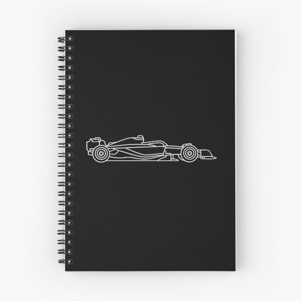Item preview, FORMULA 1 RACE CAR - WHITE OUTLINE designed and sold by aiillustrations.