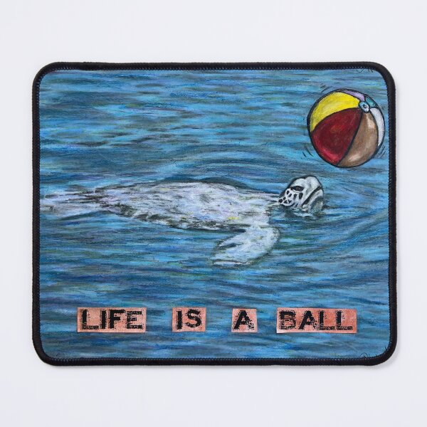 Item preview, Beach Day- Life is a ball with sea turtle designed and sold by Artladyjen.